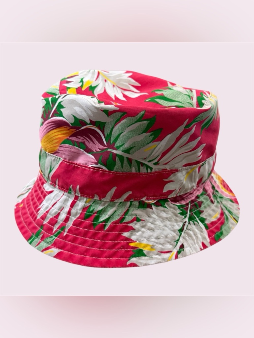 POLO Ralph Lauren L/XL Multicolor Floral Bucket Hat, Excellent Condition